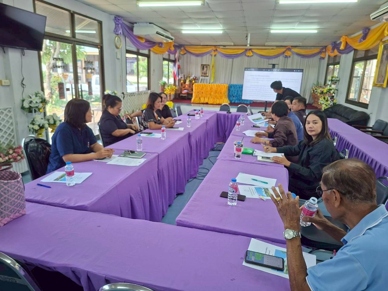 ประชุมเพื่อการติดตามและประเมินผลแผนพัฒนา  ประจำปีงบประมาณ พ.ศ.2568