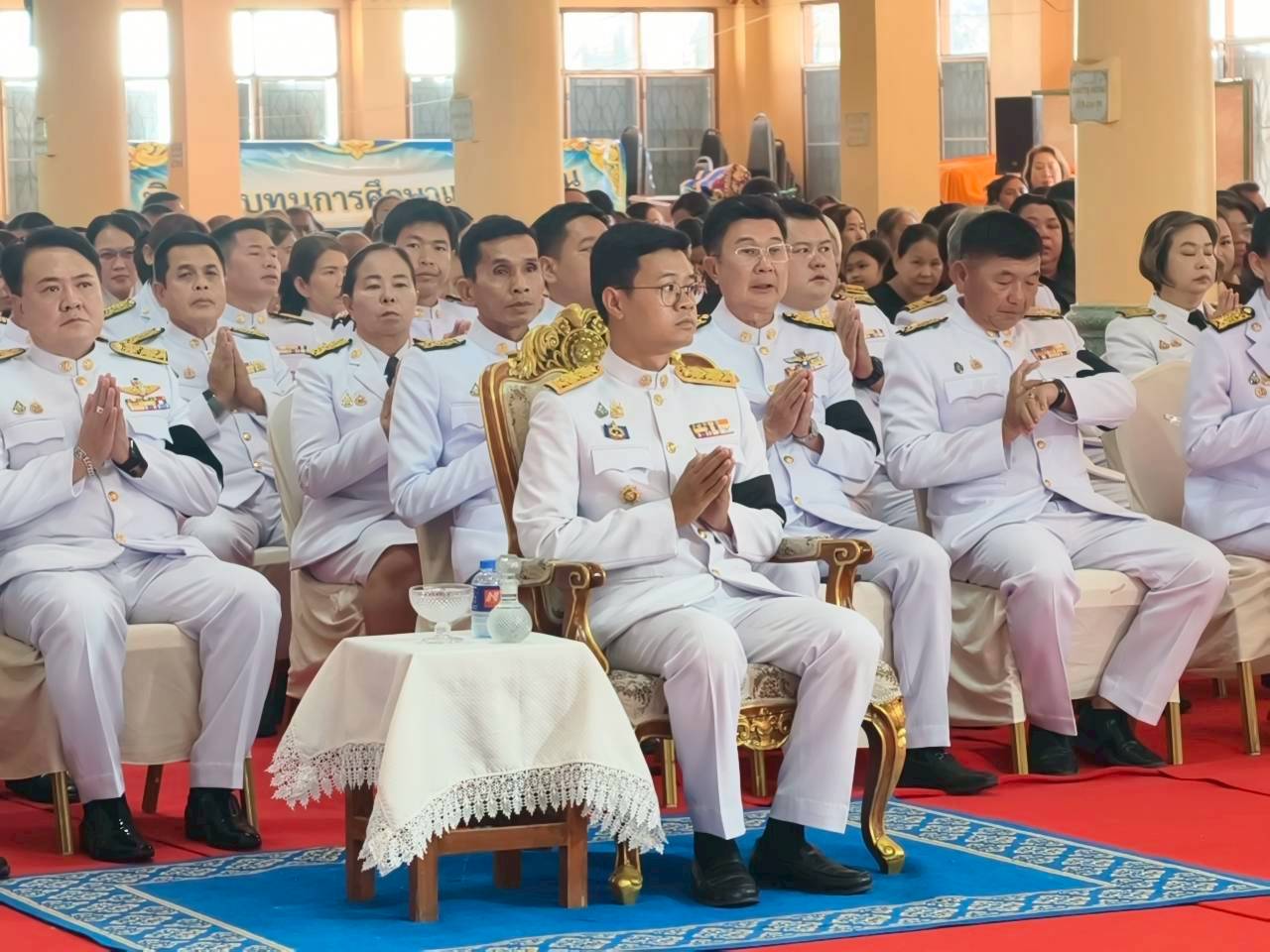 สำนักงานพัฒนาชุมชนอำเภอพัฒนานิคม ร่วมพิธีบำเพ็ญกุศลทักษิณานุประทานอุทิศถวายพระกุศล แด่สมเด็จพระเจ้าลูกเธอ เจ้าฟ้าพัชรกิติยาภา นเรนทิราเทพยวดี กรมหลวงราชสาริณีสิริพัชร มหาวัชรราชธิดา เนื่องในวาระปัณรสมวาร (ครบ 15 วัน)